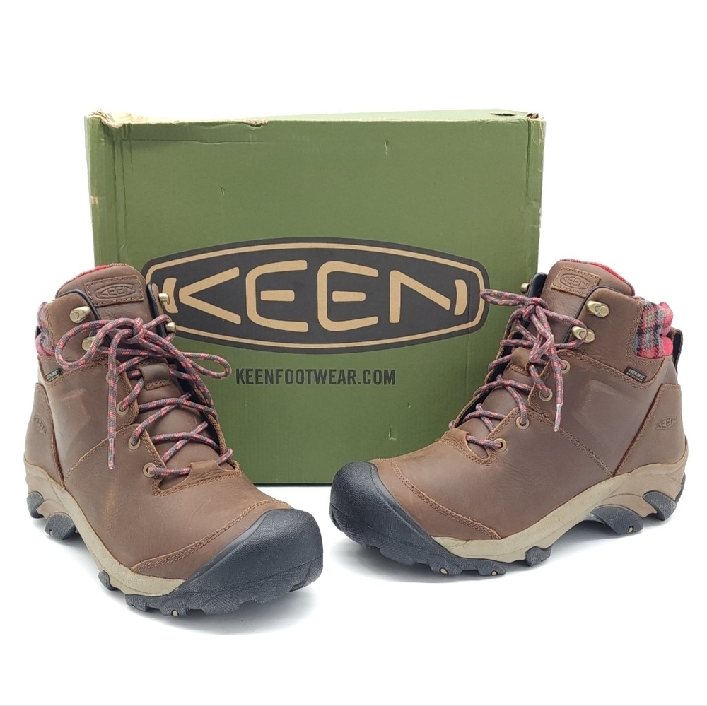 Keen Targhee II Men's Insulated Winter Boot WP 10.5 Dark Earth Red plaid 1026728